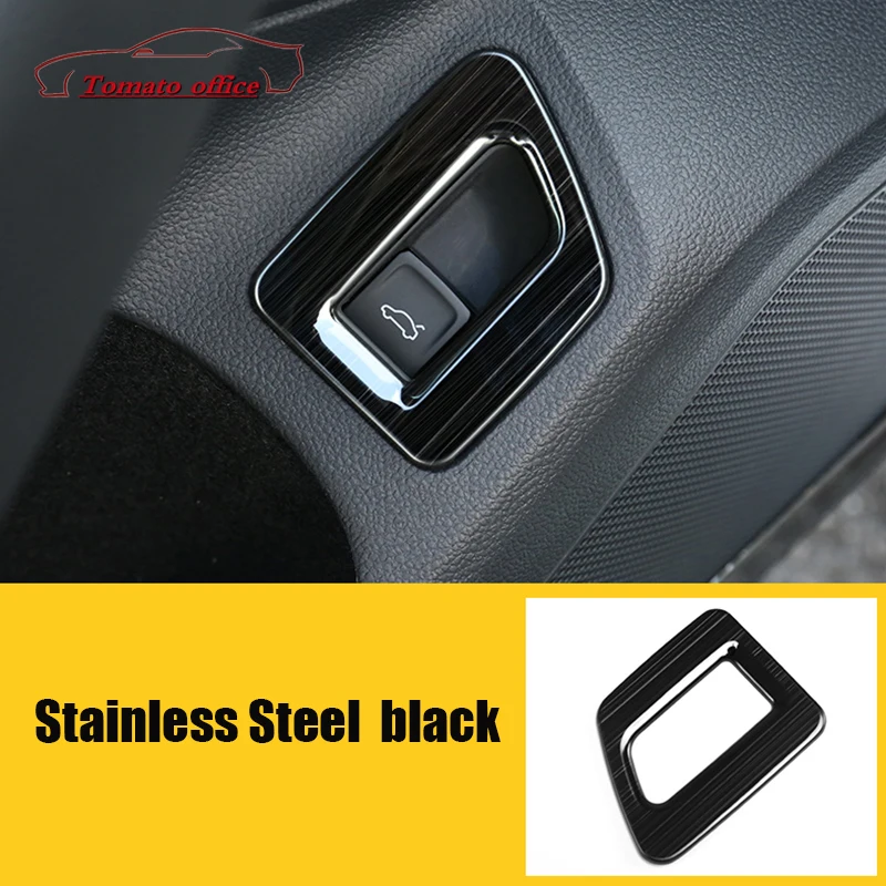 

For Volkswagen VW Passat B8 Arteon 2016-2021 Stainless Steel Car Taildoor Trunk Switch Button Frame Cover Trim Auto Accessories