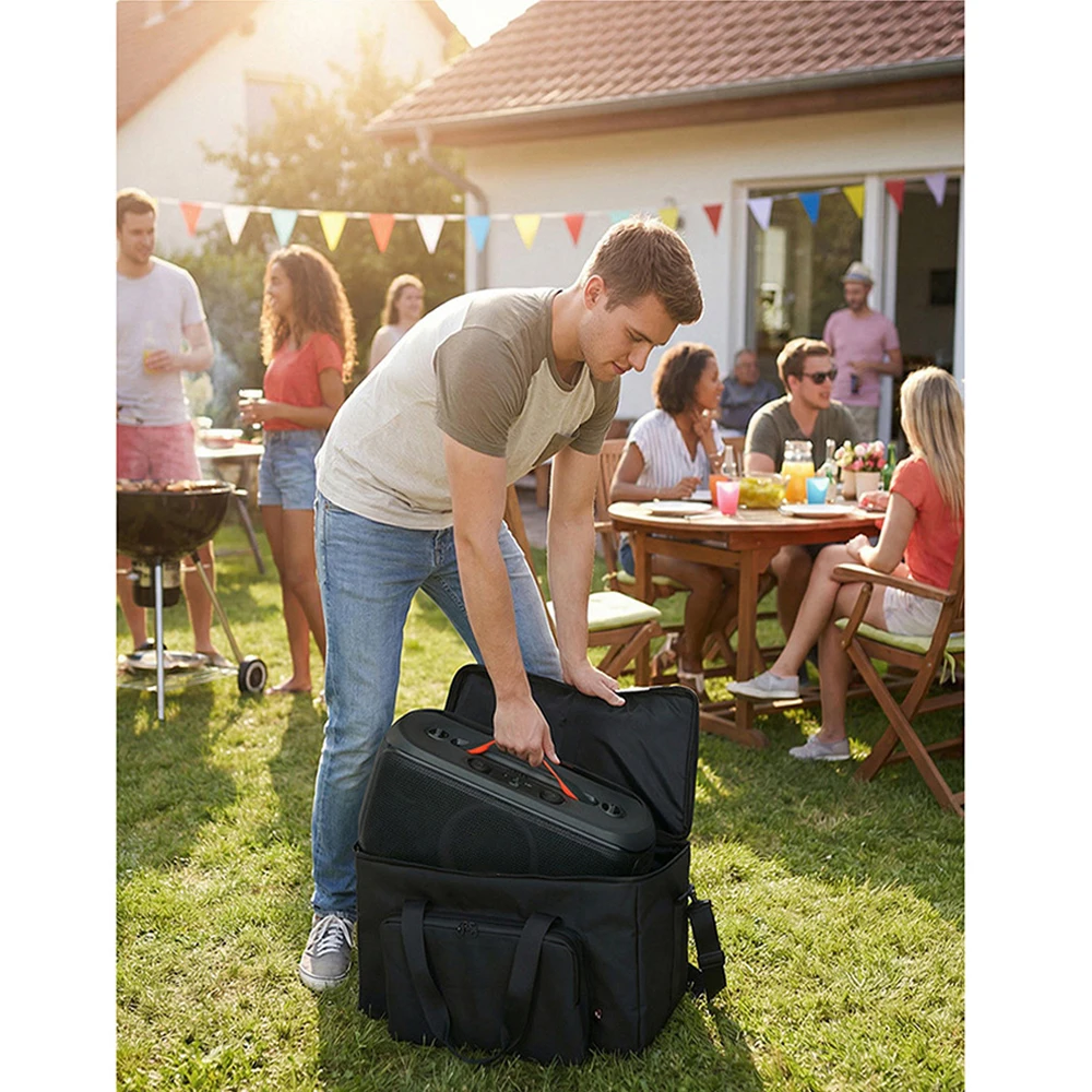 Hard Protective Carrying Case Hand & Shoulder Strap Storage Bag for JBL Partybox On The Go 1st 2nd Gen Speaker Accessories
