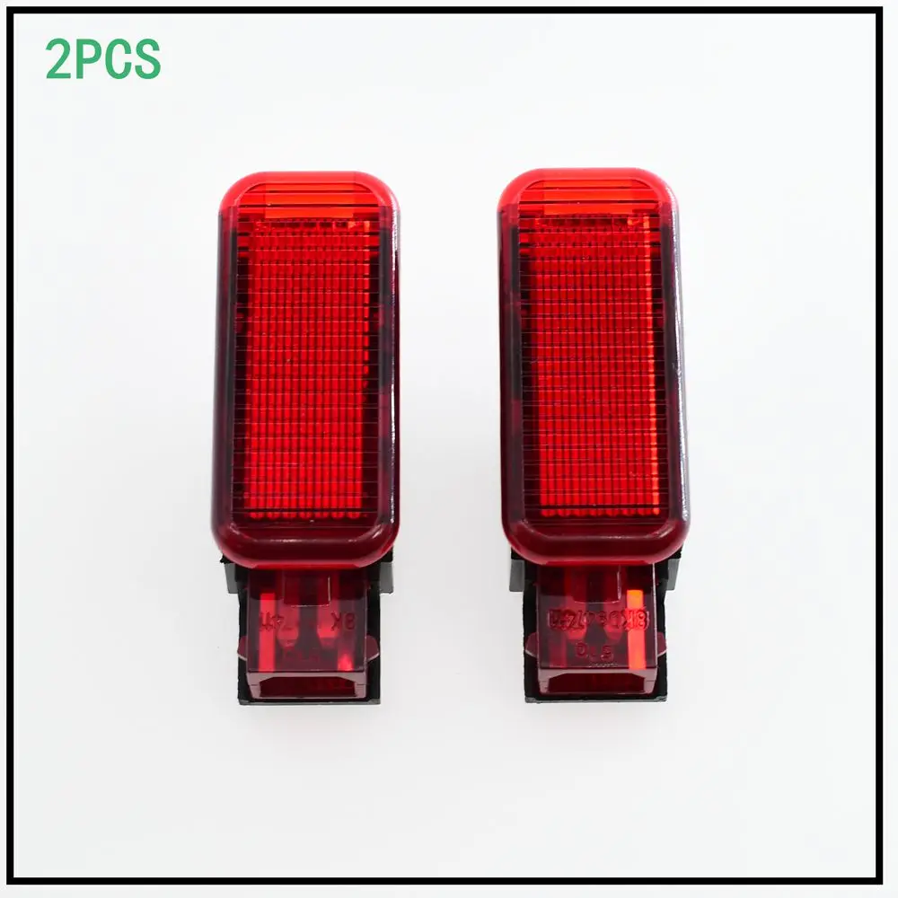 2 Pcs Package mail Red Door Panel Warning Light For Octavia A3 S3 A4 A5 A6 A7 A8 Q3 Q5 TT 8KD 947 411 8KD-947-411 8KD947411