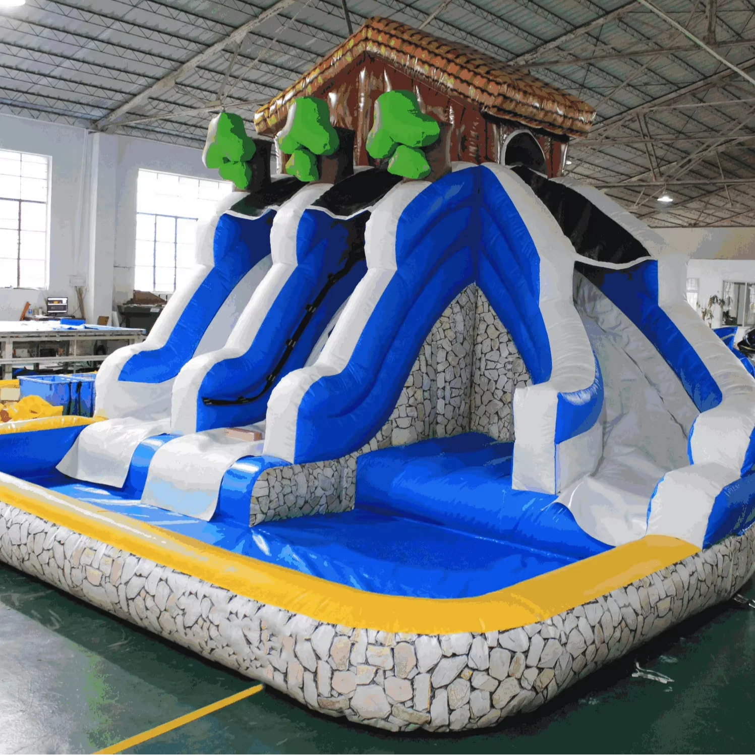 

Hot Sale Inflatable Mobile Water Park Inflatable Games For Children Kids Jumping Castle Inflatable Pool Water Slide