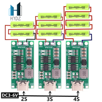 Multi-Cell 2S 3S 4S Type-C To 8.4V 12.6V 16.8V Step-Up Boost LiPo Polymer Li-Ion Charger 7.4V 11.1V 14.8V 18650 Lithium Battery