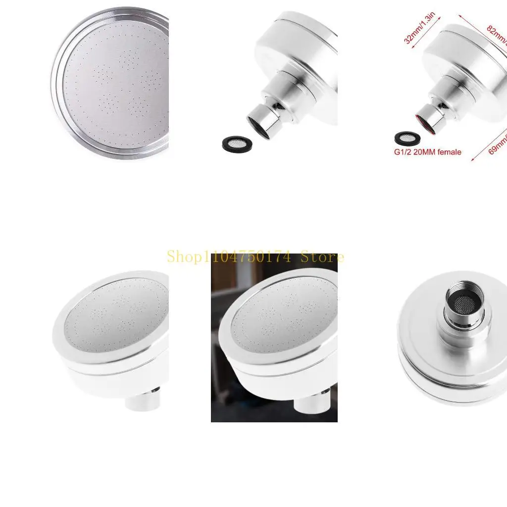 Aluminum Space Pressurized Shower for Head 3.2inch Nozzle Bathroom Hotel Sprinkl Top Sale