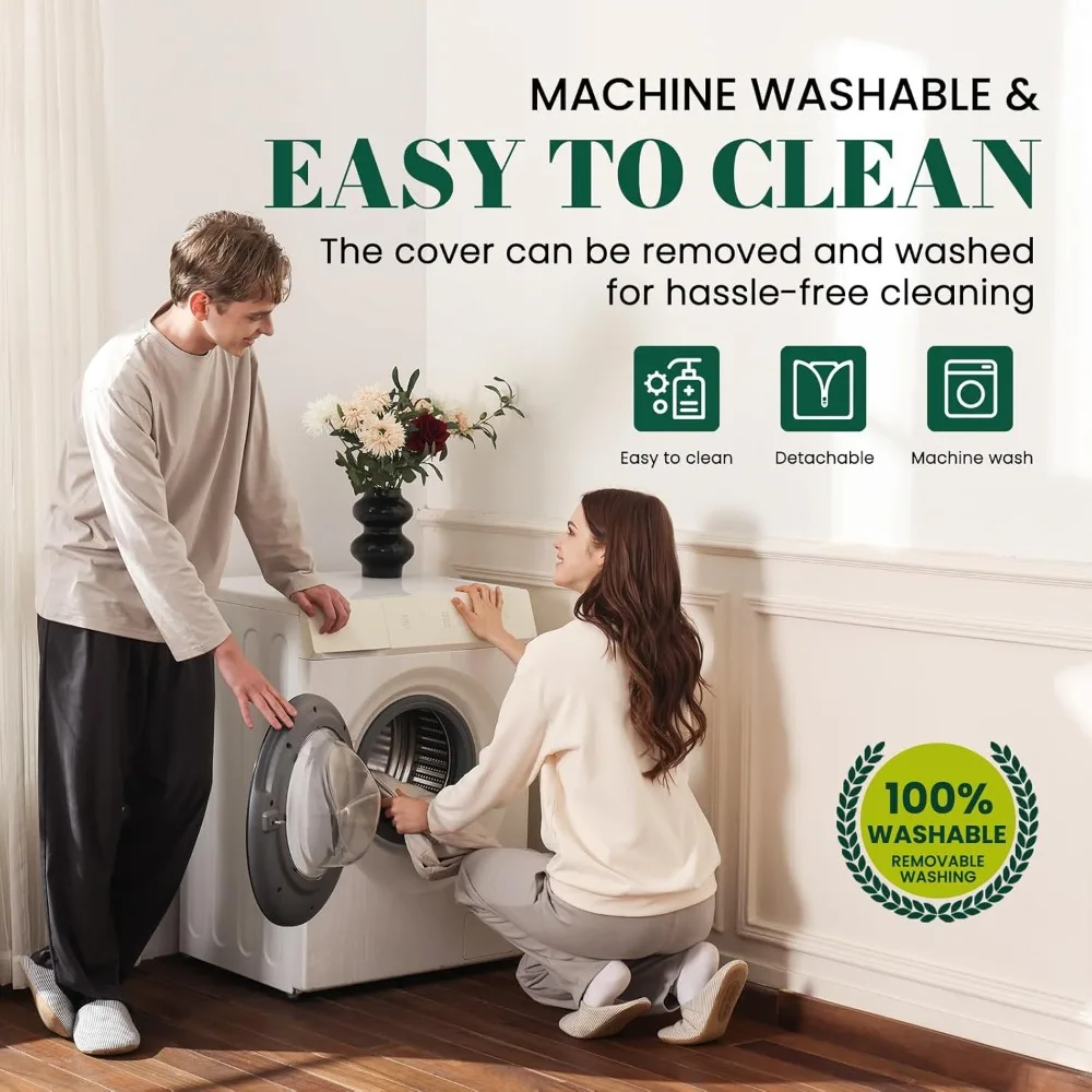 Sofá loveseat compacto 45 bege: capa confortável e removível, espuma de alta densidade, estrutura de madeira maciça