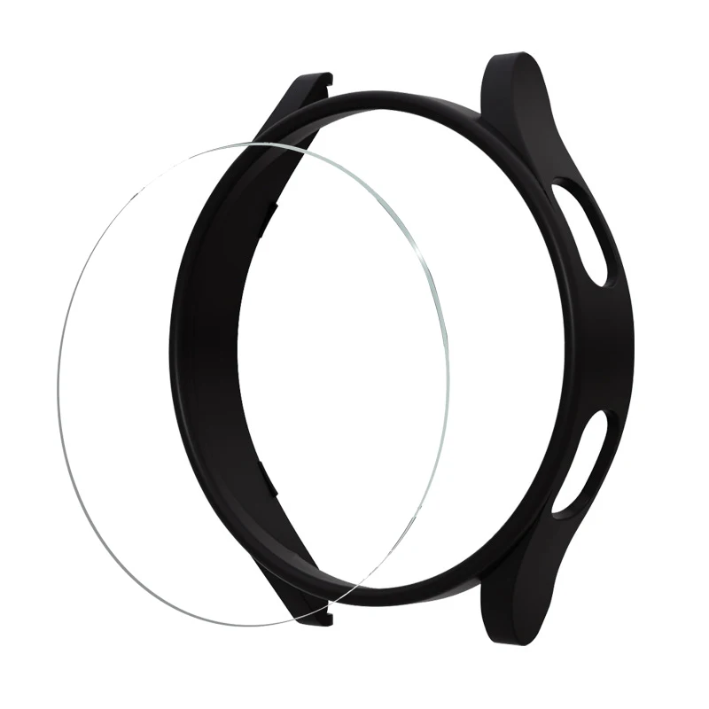 Glass+Case for Samsung Galaxy Watch 6 40mm 44mm Accessories PC Frame Protective Bumper galaxy Watch 6 Classic 43mm 47mm Cover