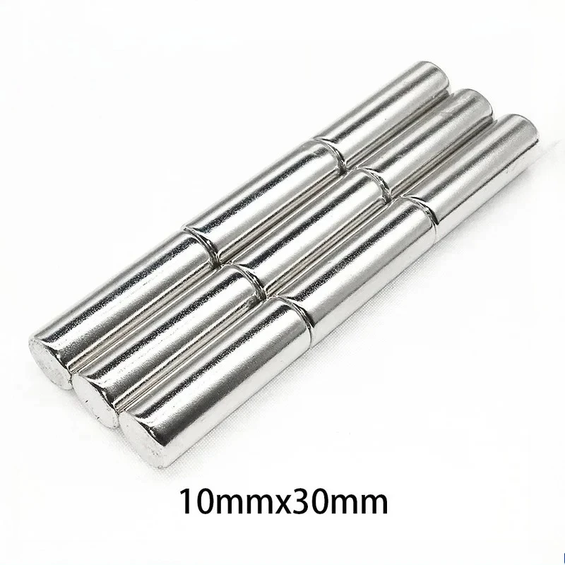 10x30mm Round Magnets 10x30mm Strong Powerful Magnetic for Fridge,DIY,Building,Scientific,Craft,Education 10*30