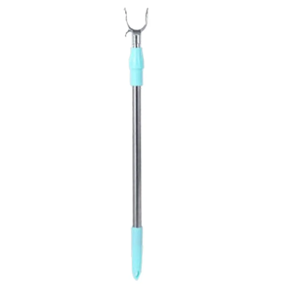 

Stainless Steel Retractable Clothesline Pole for Balcony Drying Aluminum Head Short Size Extendable Rod Closet Wardrobe Heavy