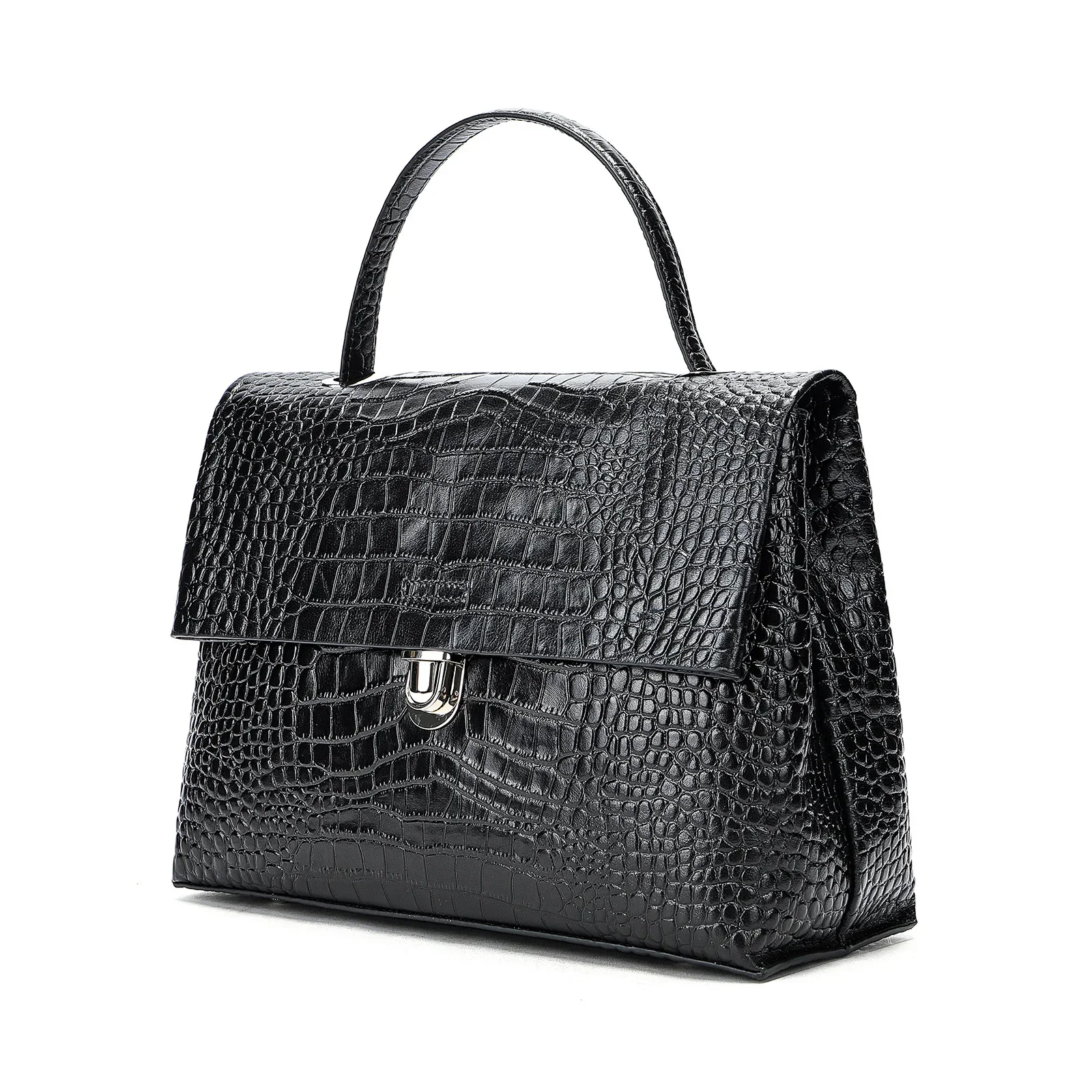 2024 New Fashion Alligator Women Handbags Genuine Leather Shoulder Bags Female Brand Luxury Real Natural Leather Crossbody Bag