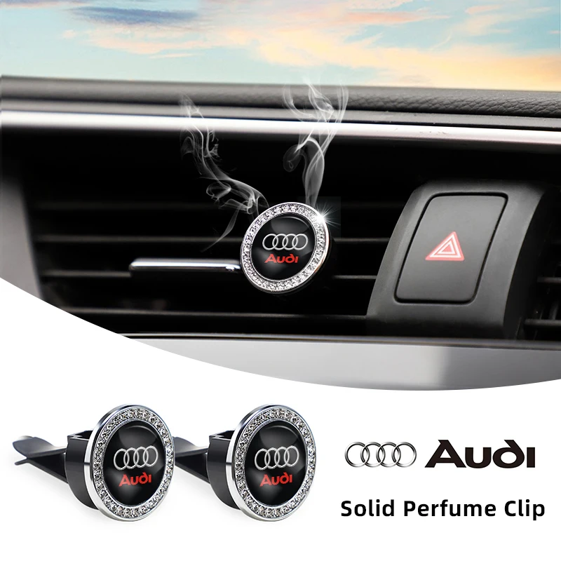 Car Air Freshener Auto Accessories Interior Perfume Diffuser For Audi A7 A3 A4 A6 A5 Q5 A1 Q7 Q3 Q4 TT SQ5 RSQ3 RSQ8 S3 S4 RS5