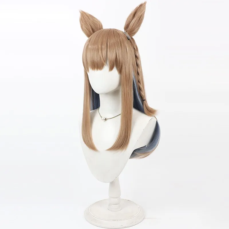 Jogo bonito derby amêndoa olho cosplay peruca aamondo ai cosplay cabelo para festa de halloween adulto feminino masculino