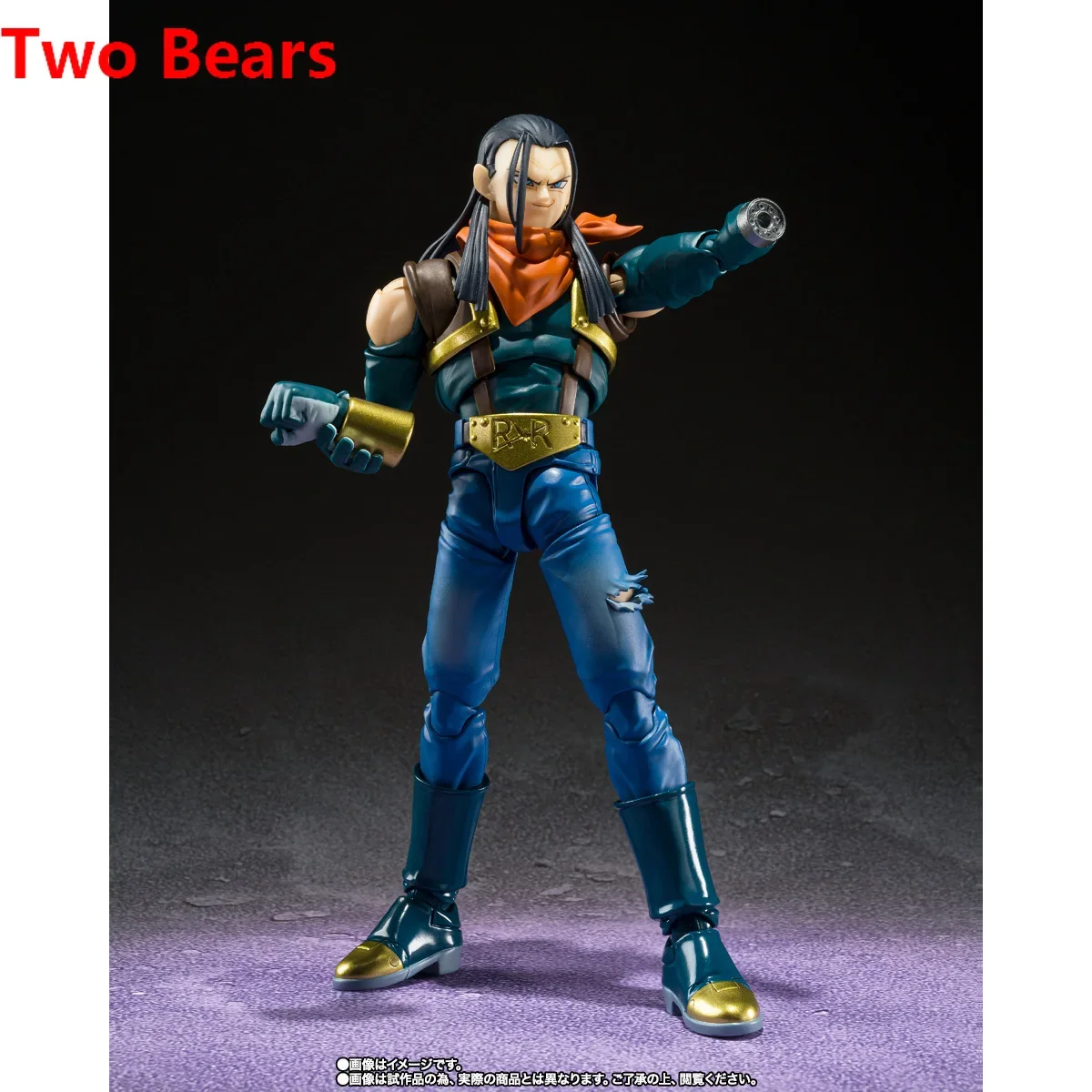 

В наличии Bandai Original S.H.Figuarts SHF Dragon Ball GT Super Android 17, аниме-фигурка, модель игрушки