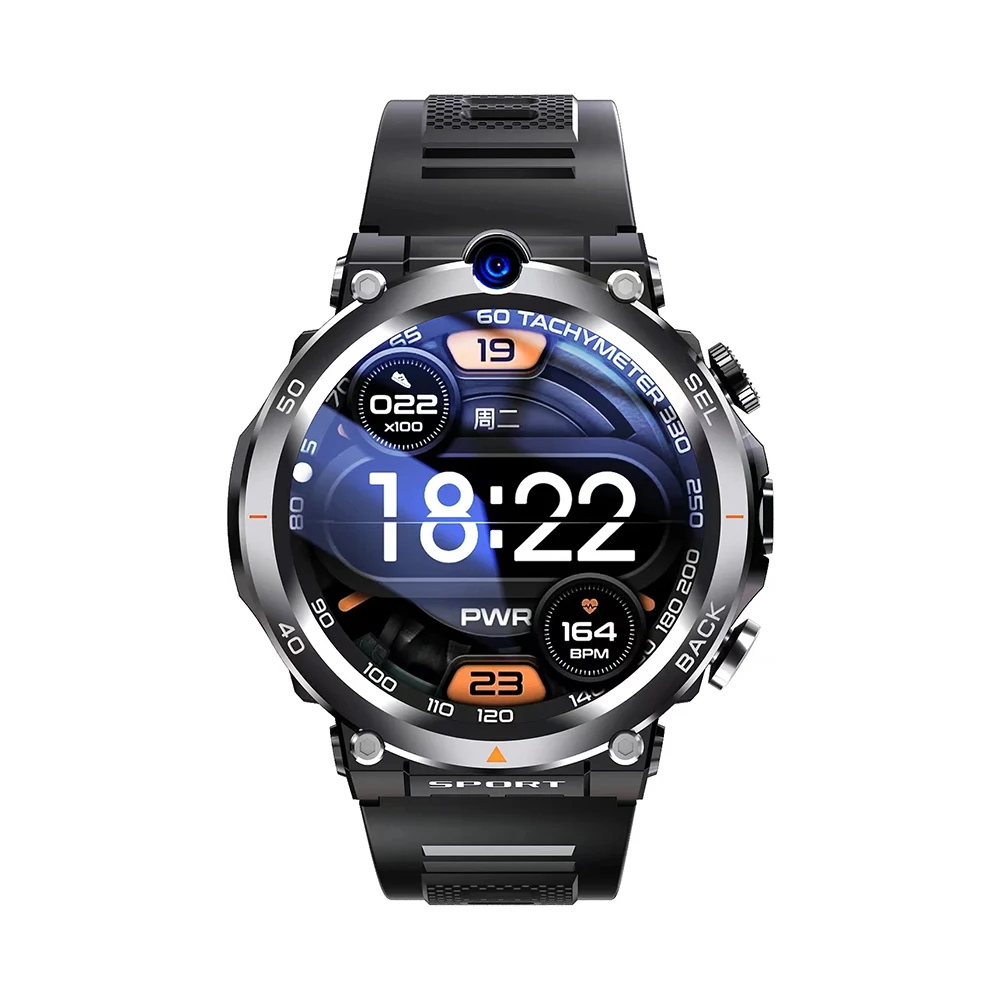 New H10 Smart Watch 4G SIM Card Android 200W Dual Camera Google Play GPS WIFI Large Memory APP Download Sport Smartwatch