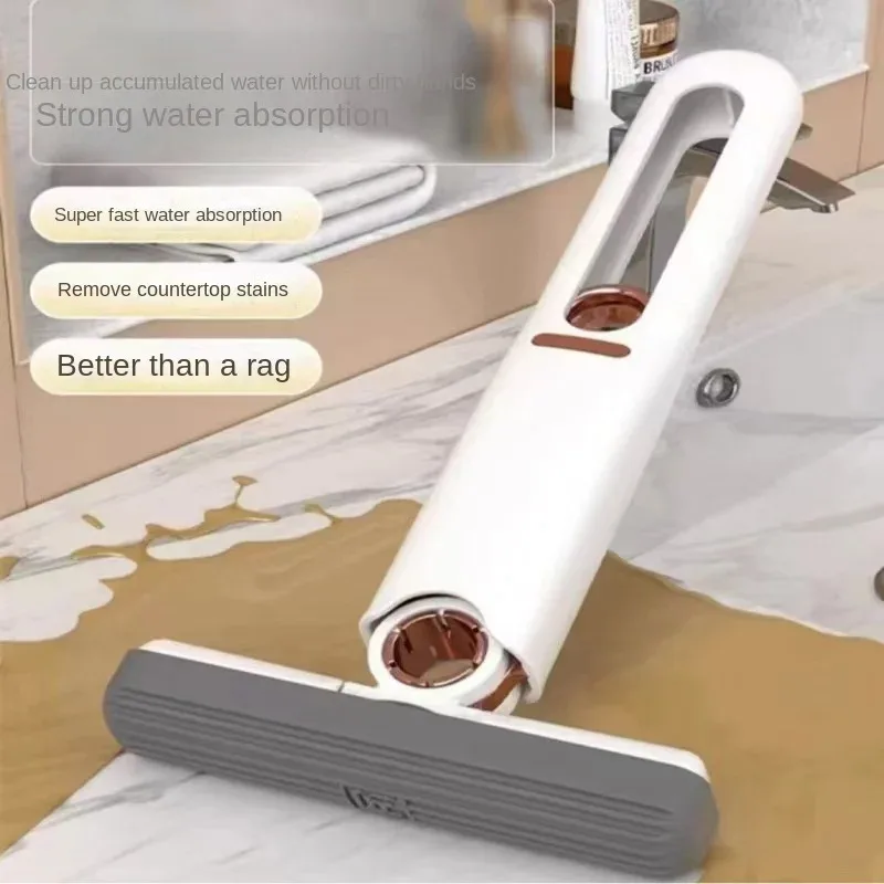 

Multi-functional mini mop Portable household mop hand wash Toilet bathroom window kitchen table