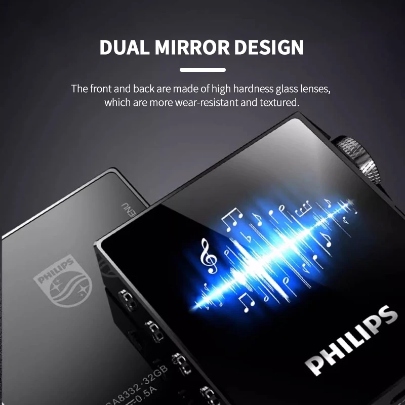 Imagem -05 - Philips-original Hifi Mp3 Player Dsd Lossless Fever Master Band Nível Bluetooth Built-in 32gb Sa8332