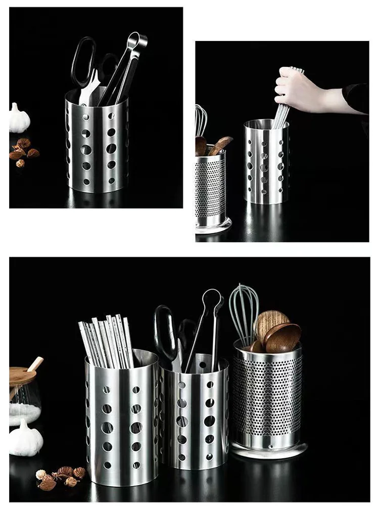 Hanging Chopstick Rack Drainer Basket Stainless Steel Spoon Fork Chopsticks Holder Tableware Kitchen Cutlery Rack Storage Holder