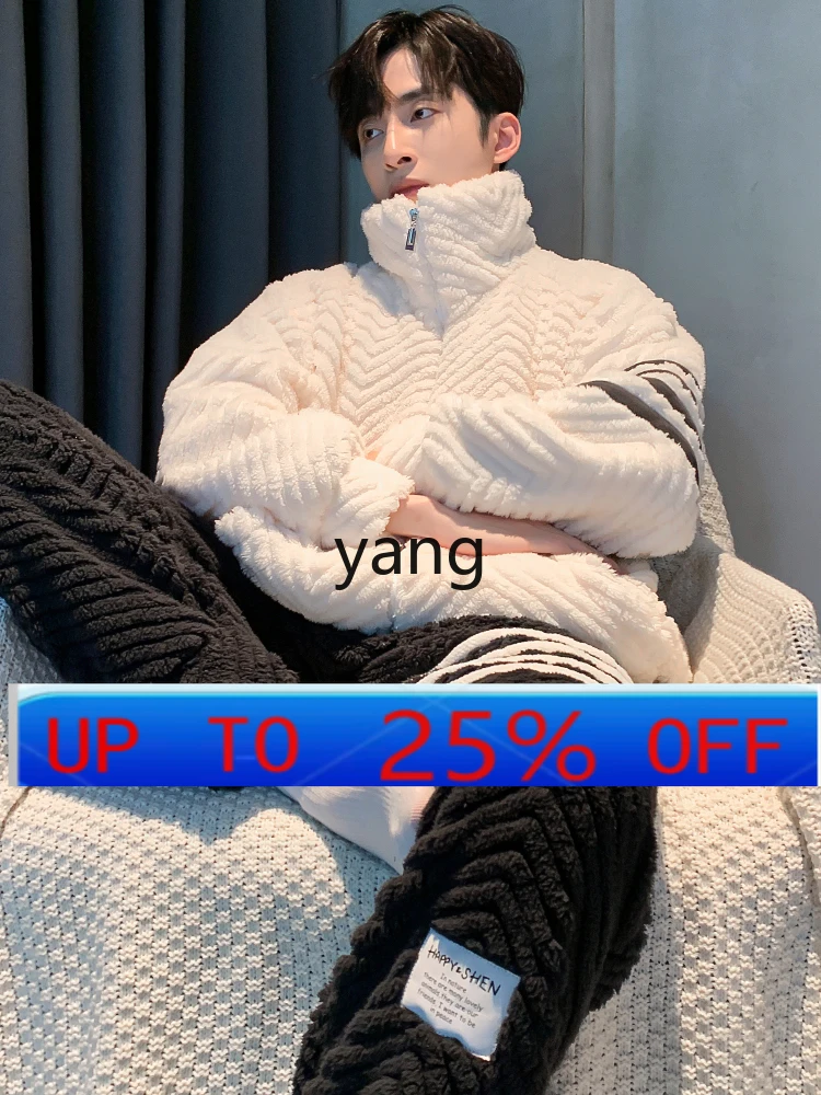 

LMM осенне-зимняя бархатная утолщенная теплая фланелевая зимняя одежда на молнии для мальчиков