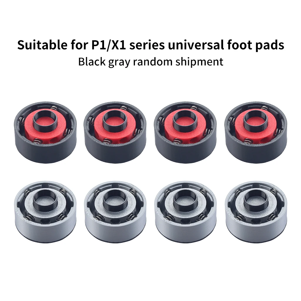 For Bambu Lab P1/X1 Series Rubber Foot Pads Enhance Mute Shock Absorption For 3D Printer Accessories ﻿