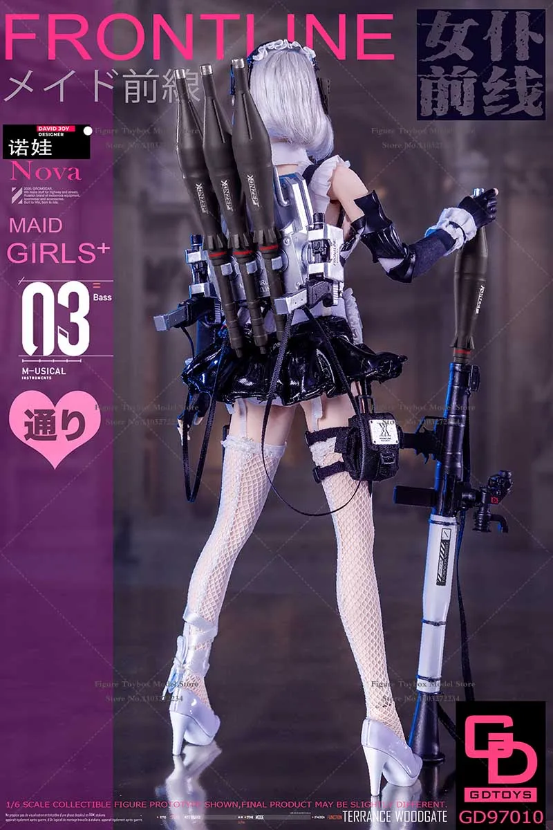 GDTOYS-Figurine d'Action de Fille NOVA de 12 Pouces, Modèle de Soldat de Maid Frontline, Simulation Délicate, Collection GérCollection, Échelle 1/6, GD97010