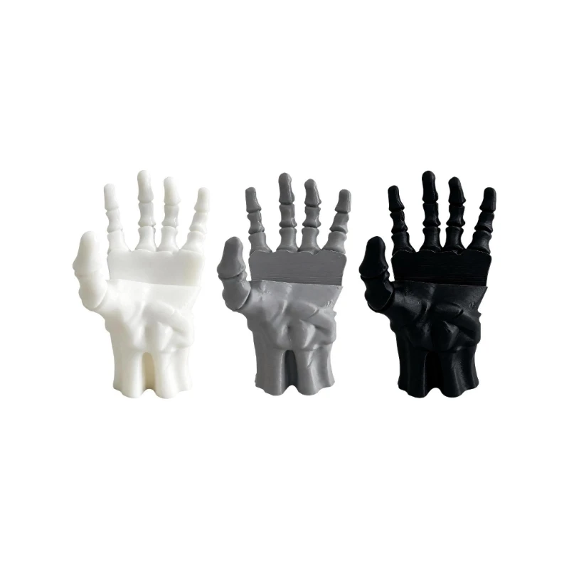 Halloween Bookend Demons Hand Decorative Book Holders Stand for Bookshelves, Desks, Study Rooms, Gothic Shelf Decoration D2RC