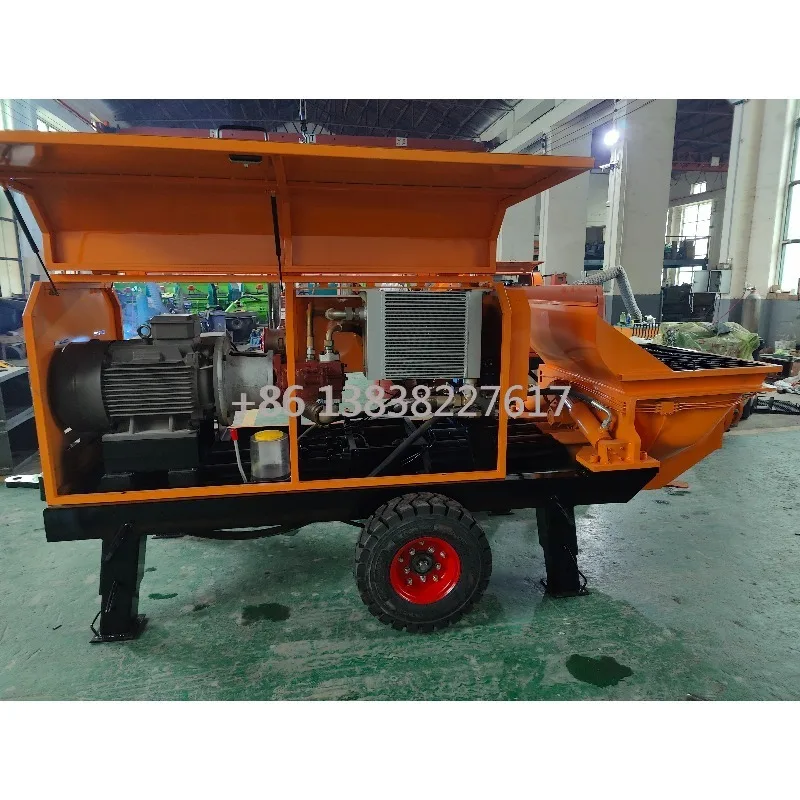 Programmable Controller Equipped Concrete Pump with Durable Performance and Smooth Operation