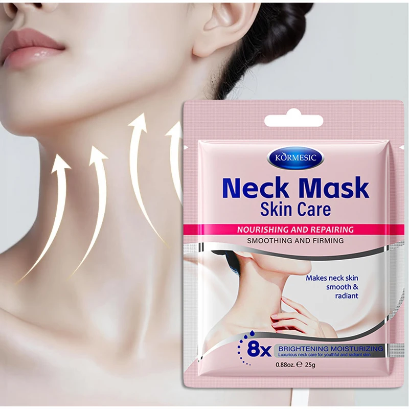 Nourishing Repair Neck Mask Gentle Hydrating Neck Skin Care Sheet Mask Brightening Smoothing Firming Neck Care Patch