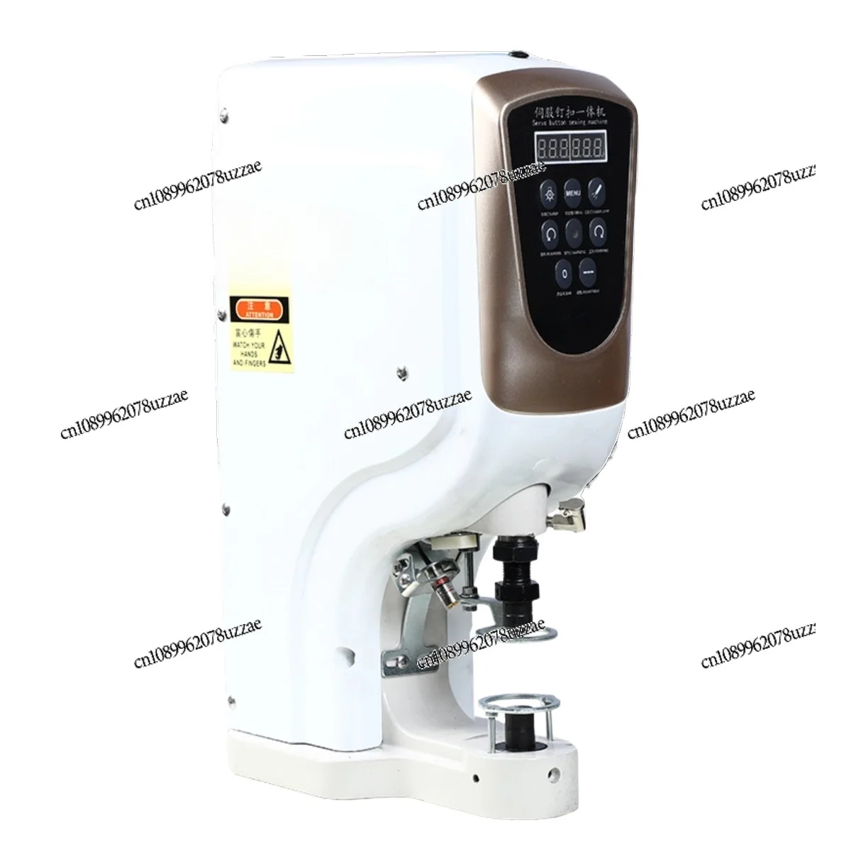Servo Nailing Machine Automatic 818 Electric Motor Computer Quadruple Buckle Rivet Air Eye Big White Button Punch