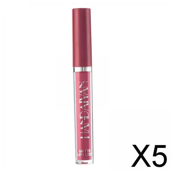 Confezione da 3-6 rossetto liquido nudo opaco trucco impermeabile cosmetici durevoli 01