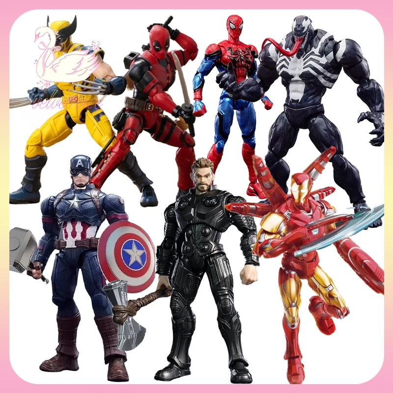 

Original Blokees Marvel Champion Class Model Kits​ Spider-Man Iron Man Action Figures Peripheral Collection Toys Boy Gifts