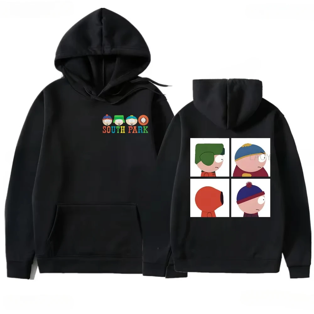 THE SOUTH FACE Hoodie Cute Anime Straight Uttta Cycling Stan Kyle Eric Cartman Kenny Printed Tops Streetwear S-South Park Hoody