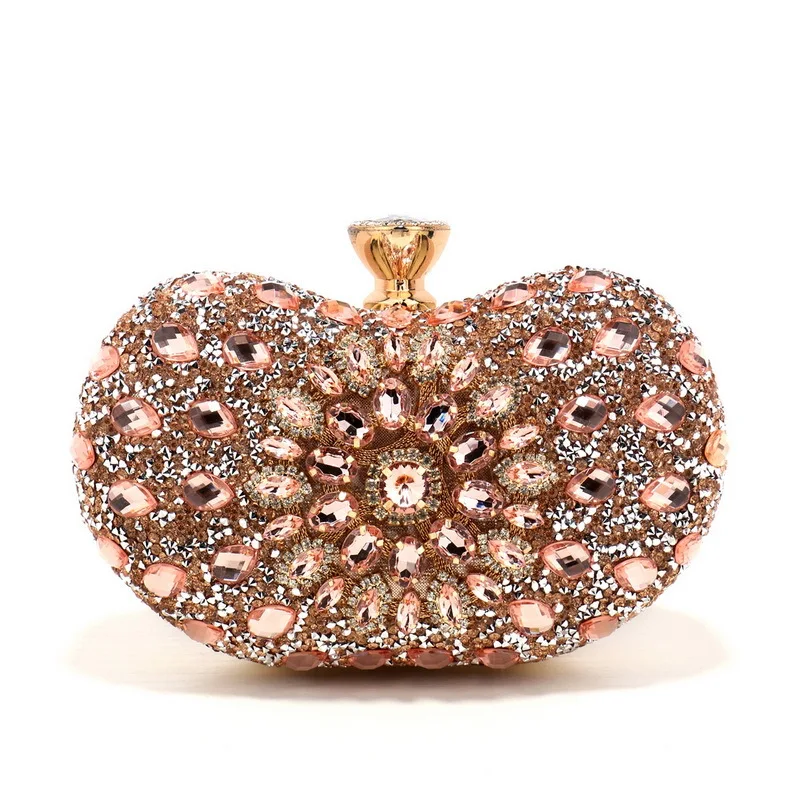 

Apple Dinner Ladies Luxury Banquet Clutch Bag Sparkle Diamond Dress Bag Crossbody Handbag Borse Lusso Firmate Premium Luxury Bag