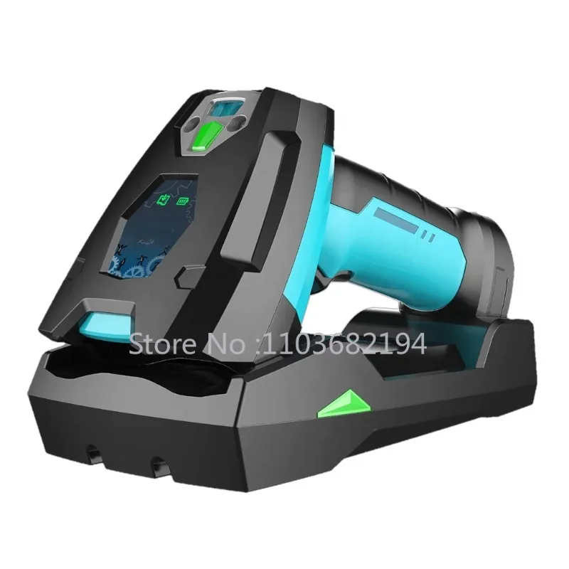 ANSWK UR2022 Replace DS3608 Wireless Handheld Label Redear With Stand Industry Barcode Scanner For Warehouse