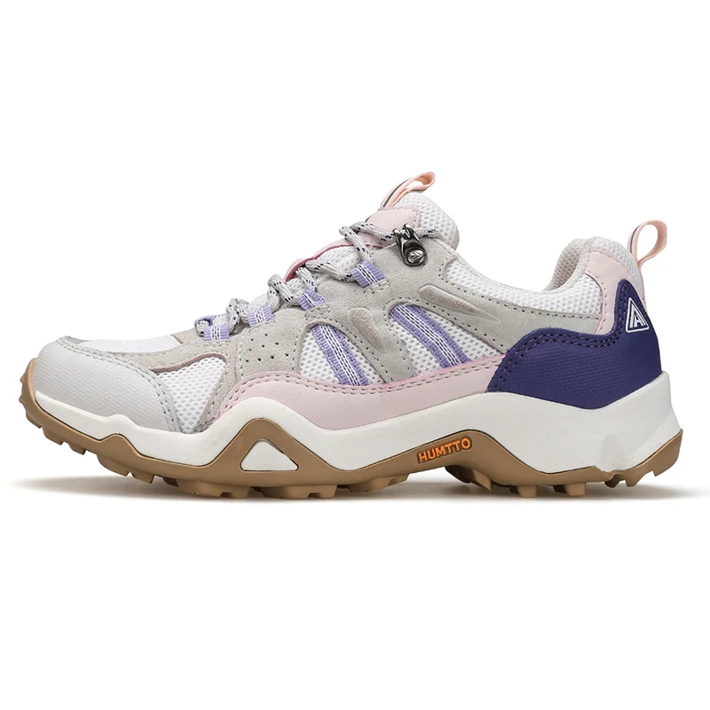 HUMTTO Shoes for Women Breathable Sports Leather Hiking Shoes Womens Luxury Designer Outdoor Climbing Trekking Sneakers Woman