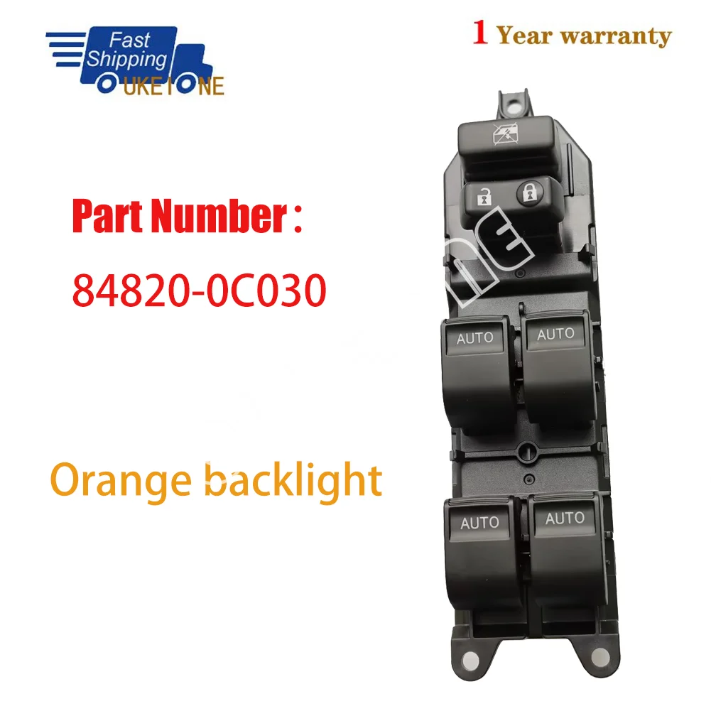 

for Toyota Sequoia Tundra 2008-2018 Electric Power Window Control Switch Lifter Button Interior Parts Car Accessories 848200C030