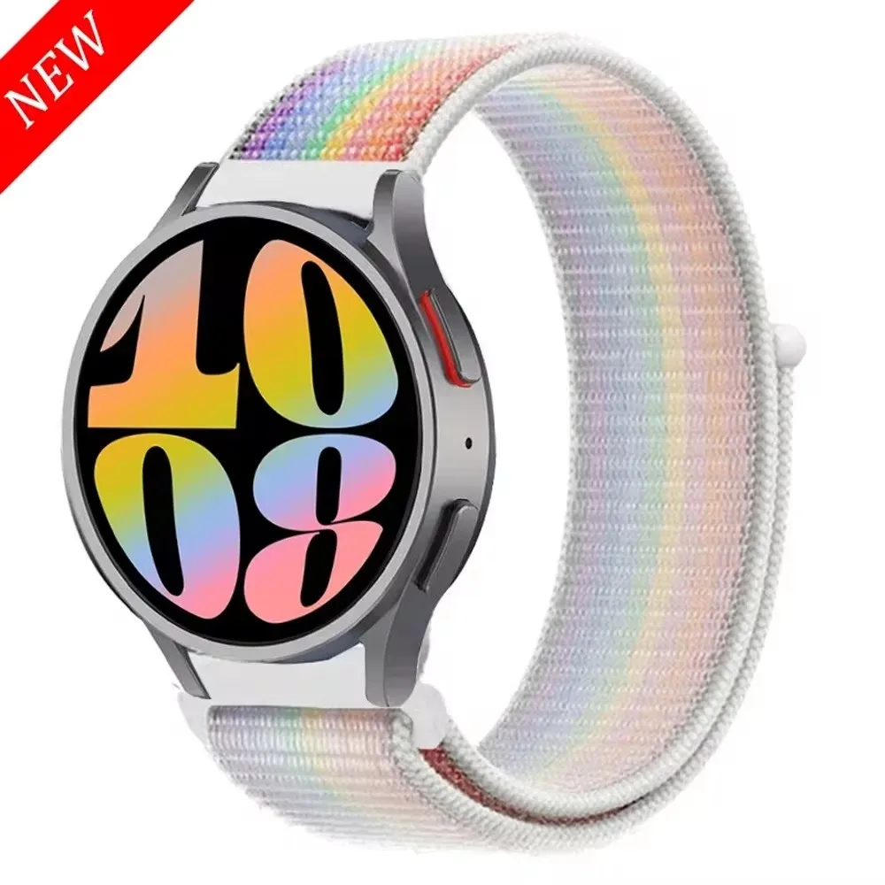 

Nylon sport Watch 20mm 22mm Bands For Samsung Galaxy Watch 6/5/pro/4/Classic/active 2 40mm 44mm bracelet huawei gt 2e/3/4 Strap