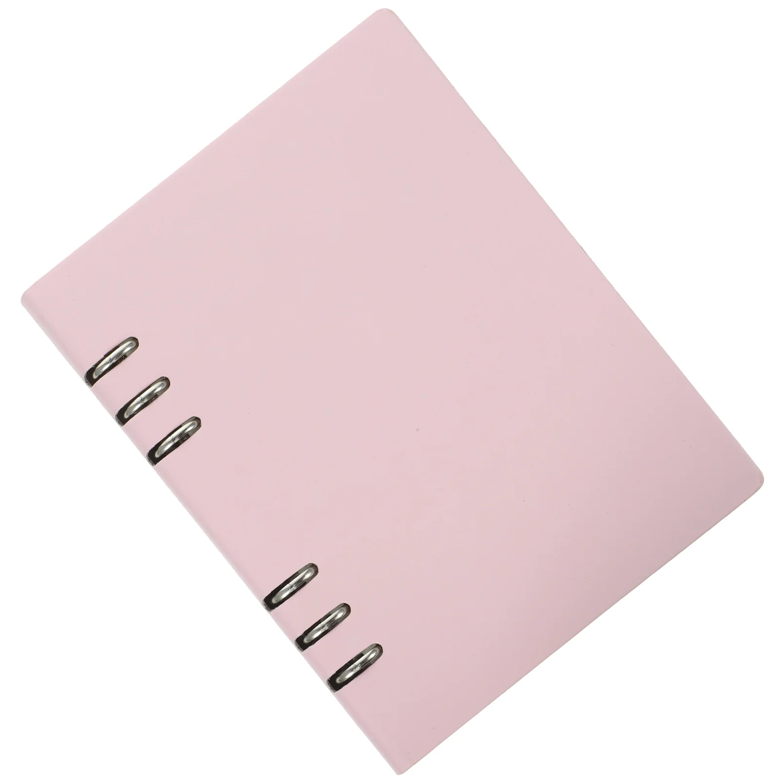 A5 Binder A4 แหวน Notepad รายเดือนตรง Grain Thicken Notebook ตาราง Pink Taking Man