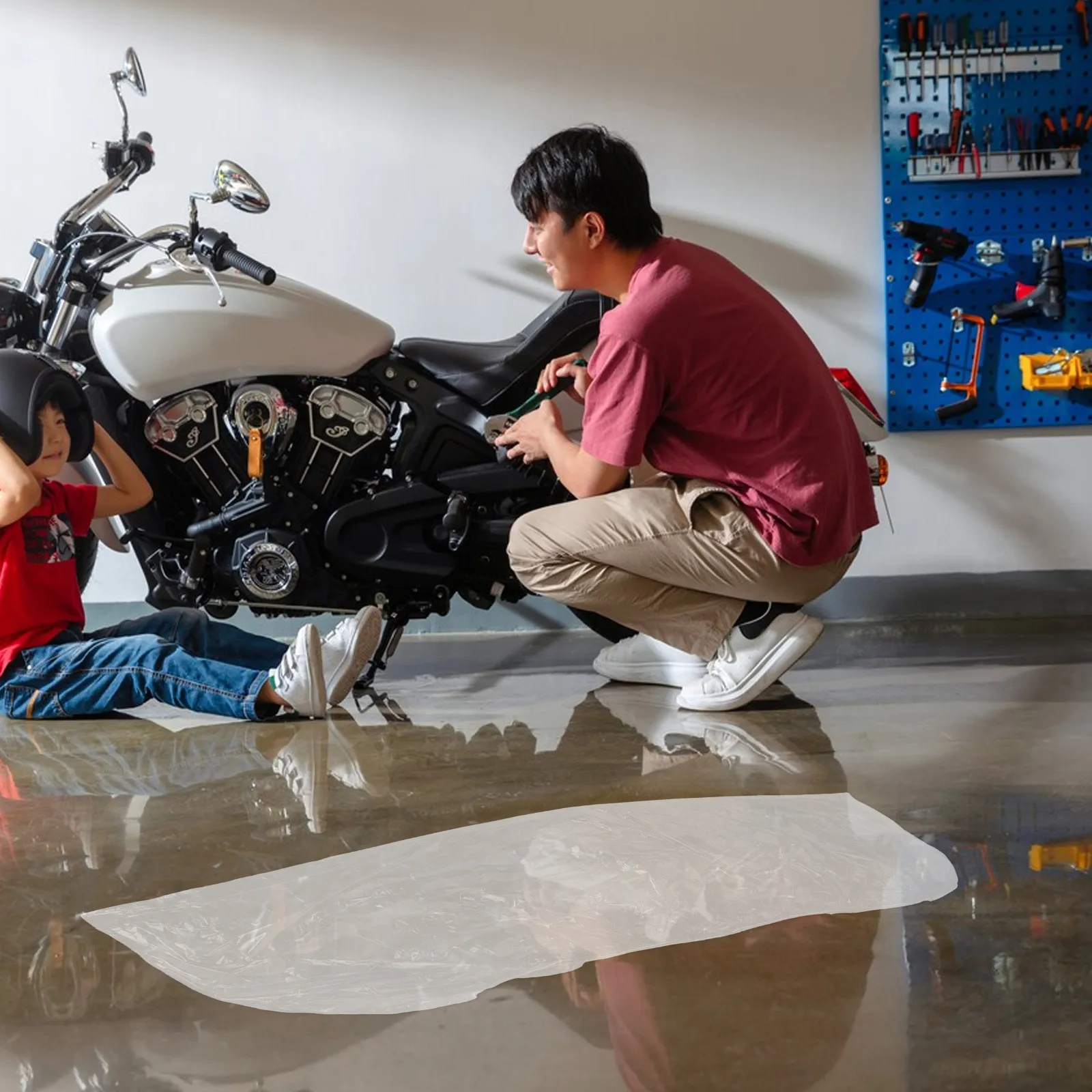 

Универсальный чехол для мотоцикла из ткани Оксфорд, водонепроницаемый, защита от дождя и солнца, для электроскутера, для использования на улице, всесезонный, для мотоциклов