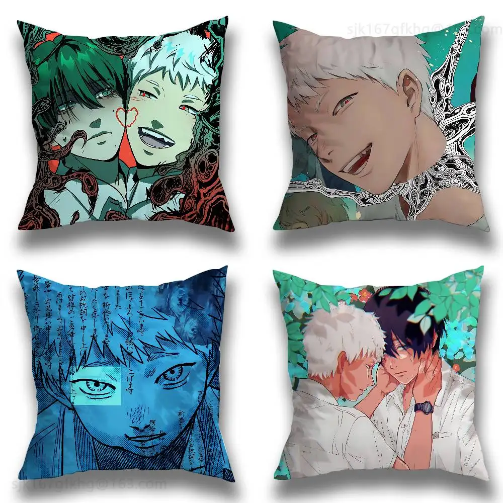 

The Summer H-Hikaru Died Pillow Case Sofa Living Room Bedroom Headboard Backrest Cushion Square Cushion Nap Time