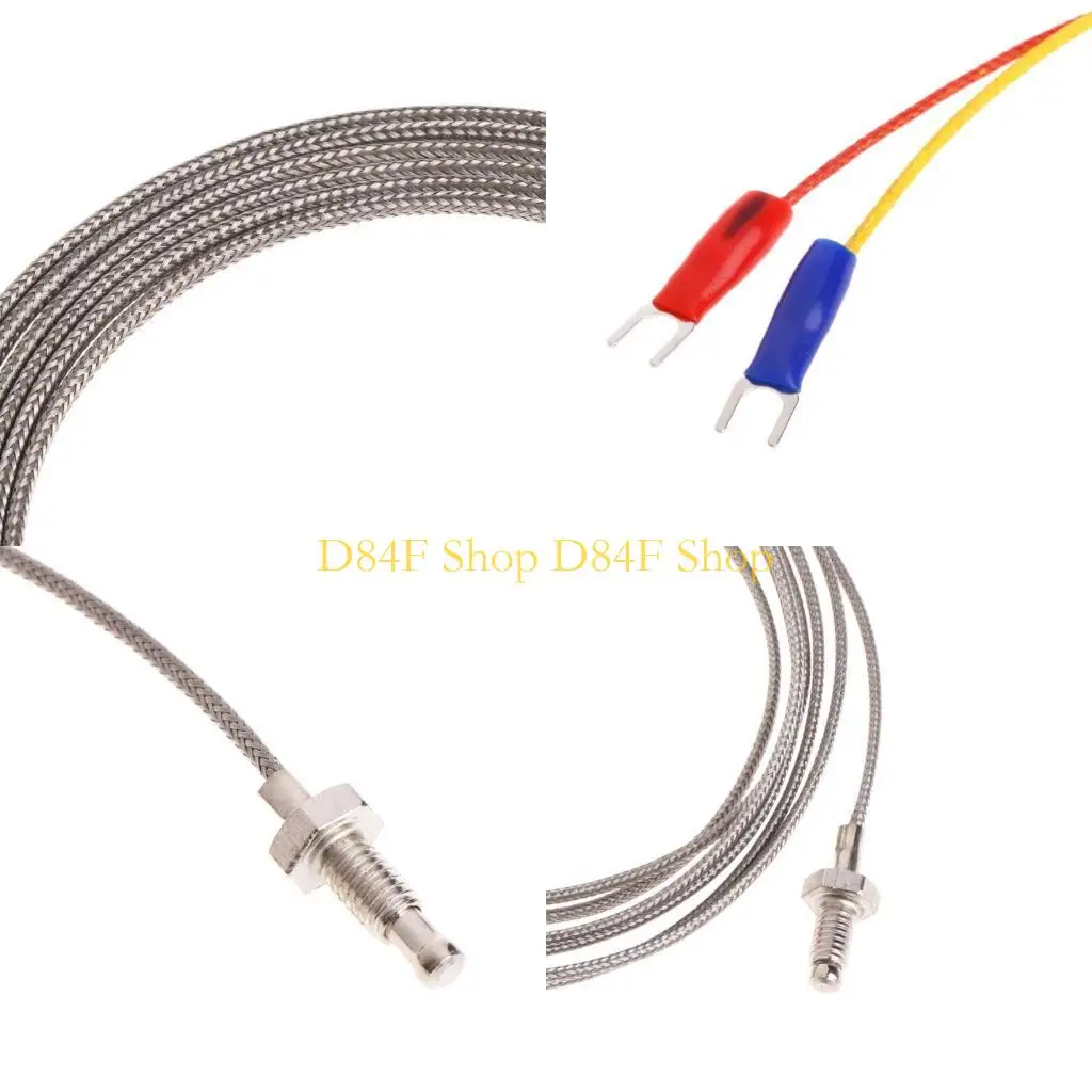 D84F Professional J Type Screw Probe Thermocouple Temperature with 2M Cable for Industry