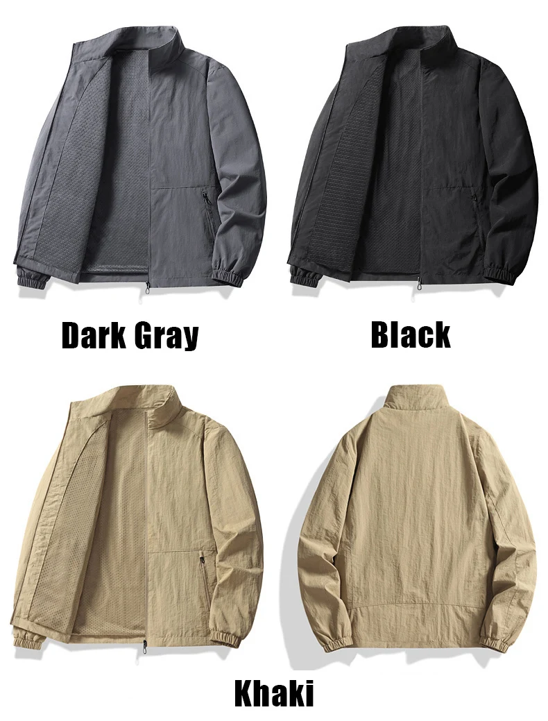 Neue Herbstkollektion: Herren-Baseballjacke, Outdoor-Sportjacke im lockeren koreanischen Stil, lässige Oberbekleidung. – Detail 4