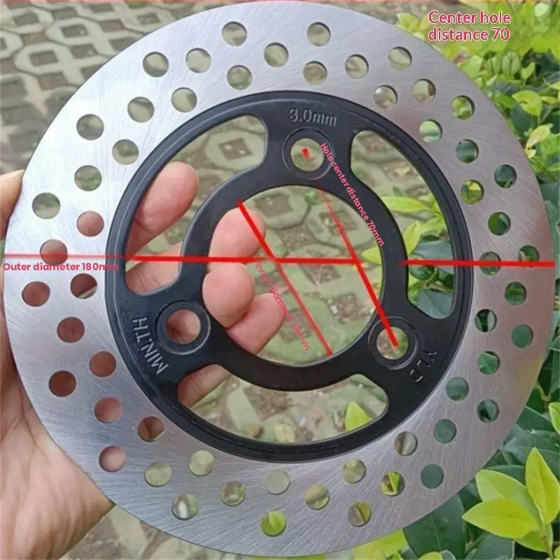 E Scooter Replacement Brake Disc Waterproof Rust Proof Accessory for Electric Motorcycle E Bike Outdoor Repair Replacement