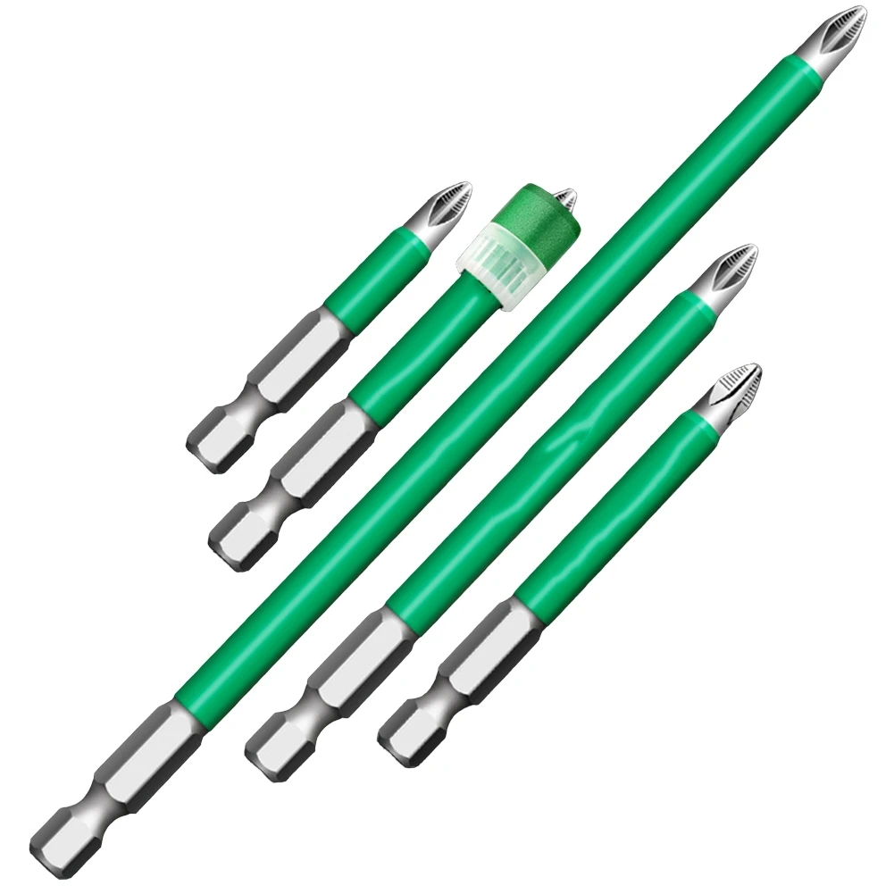 

5pcs 50-150mm Power Screwdriver Bits Set High Hardness Anti-slip Drill Bit For Electric Screwdriver Accessories