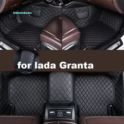 Autohome Car Floor Mats For Lada Granta 2012-2019 Year Upgraded Version Foot Coche Accessories Carpetscustomizedcustomized