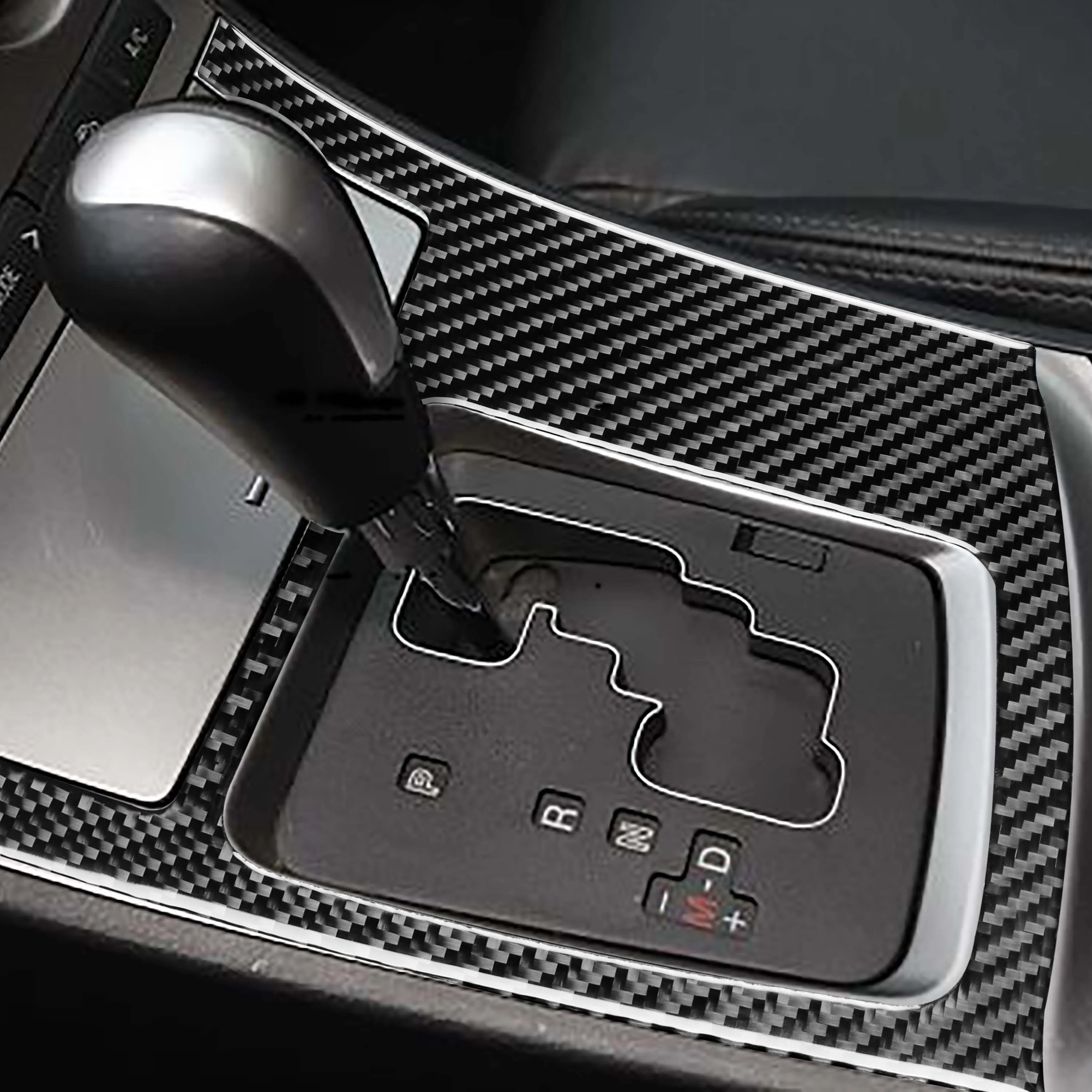 

For Mazda 3 Axela Mazdaspeed 3 2010 2011 2012 2013 Real Carbon Fiber Stickers Automatic Gear Shift Gearbox Cover Car Accessories
