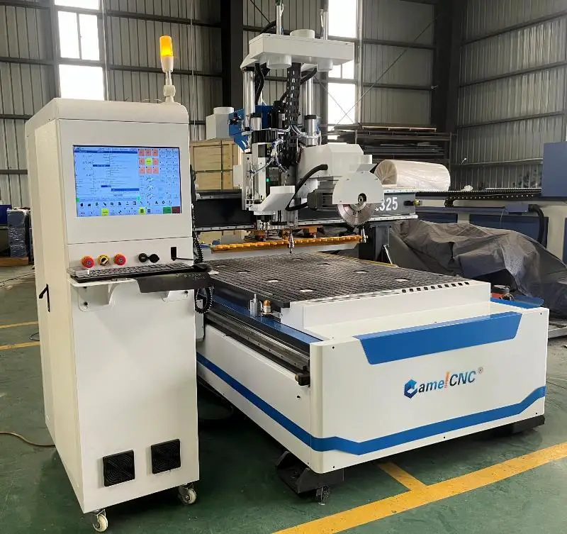 Automatic Tool Changer Wood Carving Hine 3D Woodworking CA-1325 Atc Cnc Router With Saw Blade