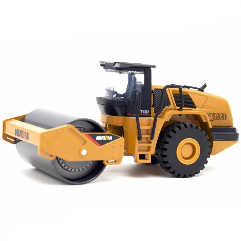 1:50 Excavator Dump Truck Roller Loader Crane Timber Engineering Construction Vehicle Alloy Toy Model New Year Gift For Children