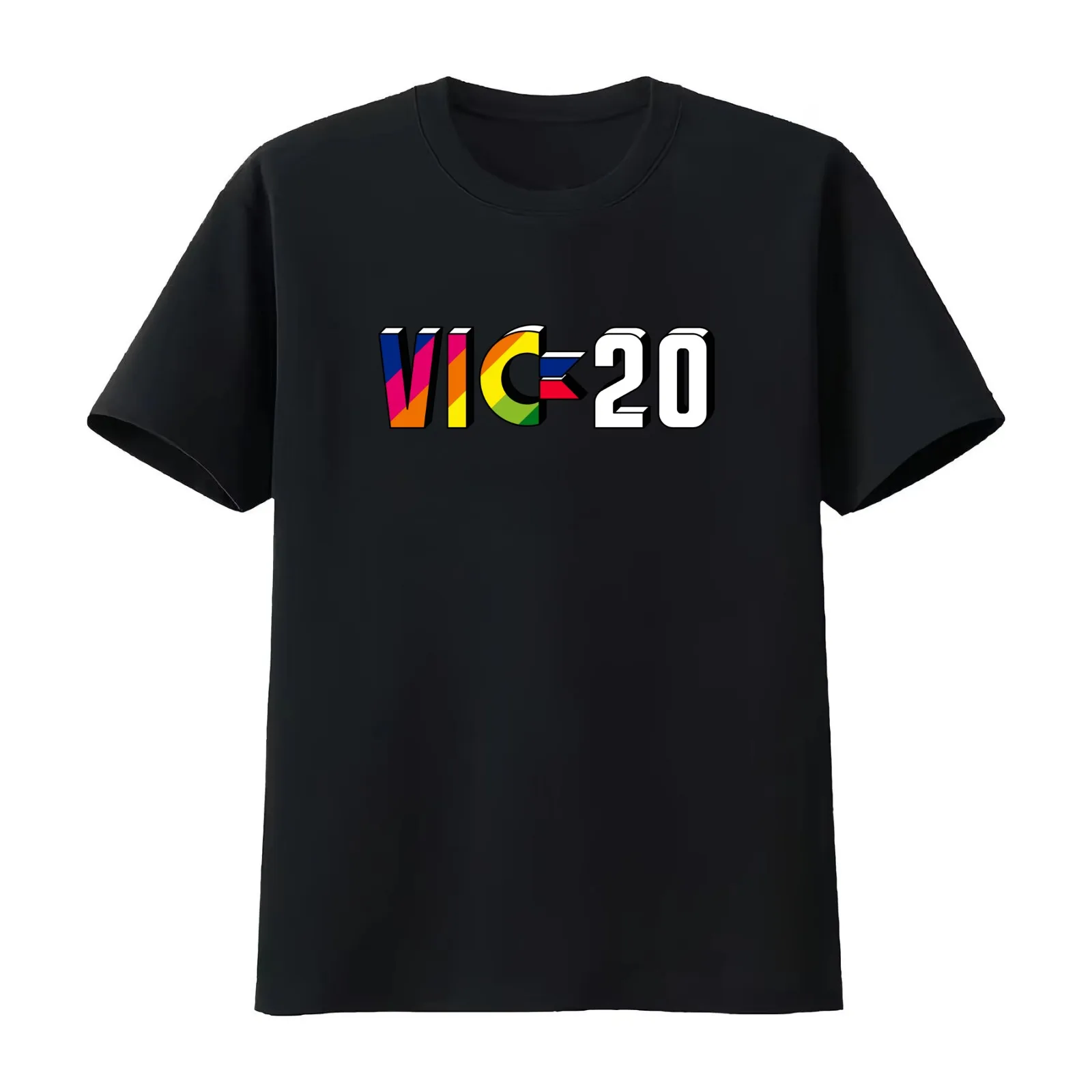 VIC 20 from commodore T-Shirt Summer Casual Cotton Tee Oversized Streetwear Tops Vintage Graphic Print Unisex Men Women