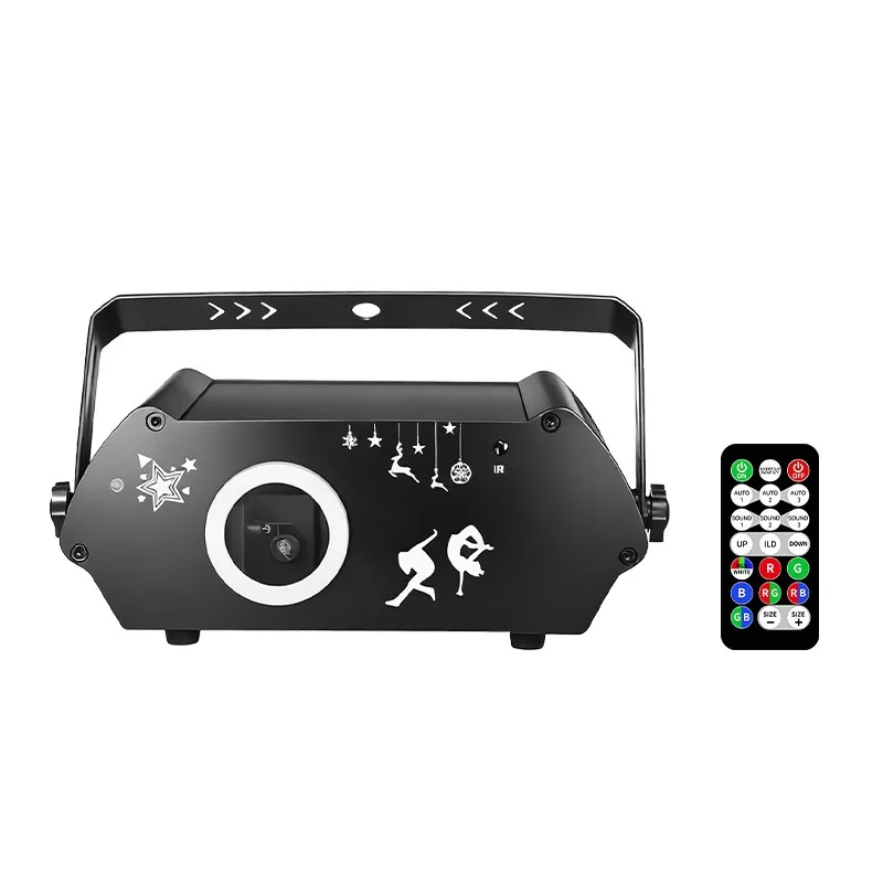 3D Full-color Animation Laser KTV Ambient Light DJ Beam Laser Projection Light Dance Table Lamp