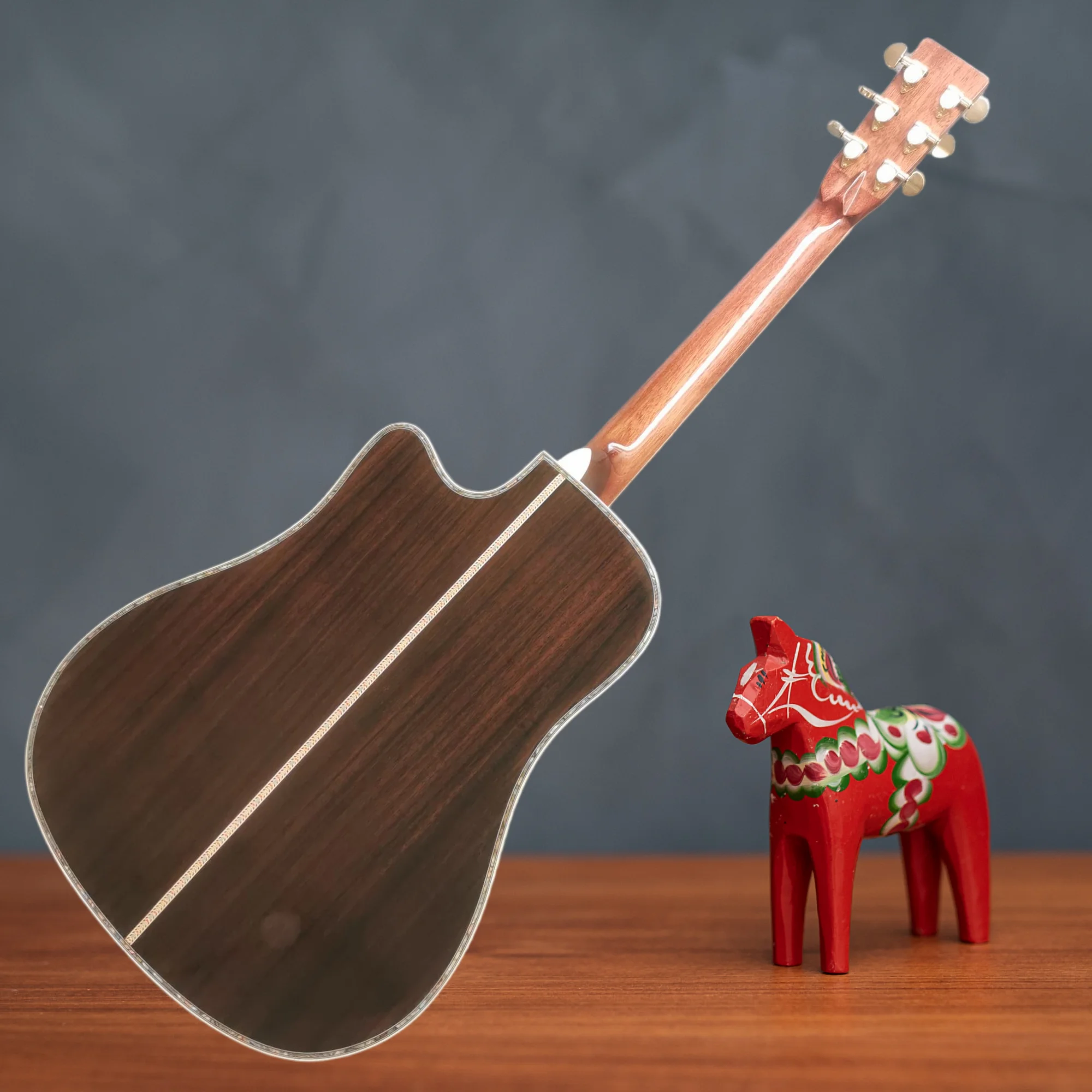 مقطع 41 بوصة من الخشب الصلب مع زوايا مفقودة، سلسلة جيتار صوتي صوتي علوي D45 #4