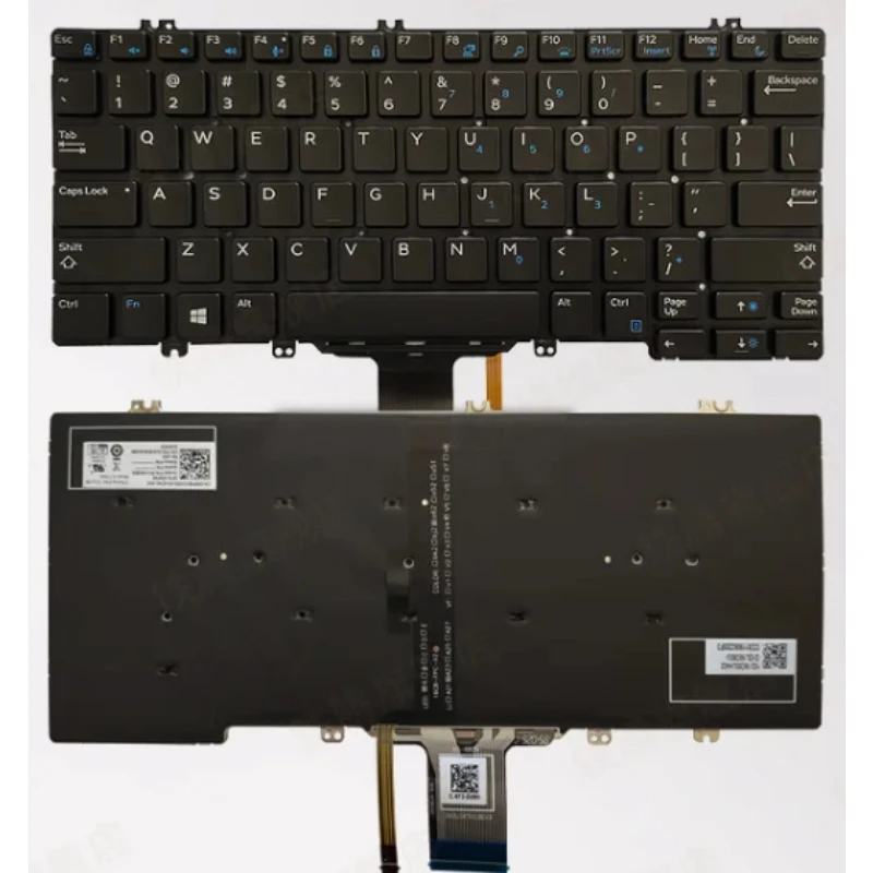 

For Dell Latitude E5280 5288 5289 7280 E7380 E7220 7290 Keyboard