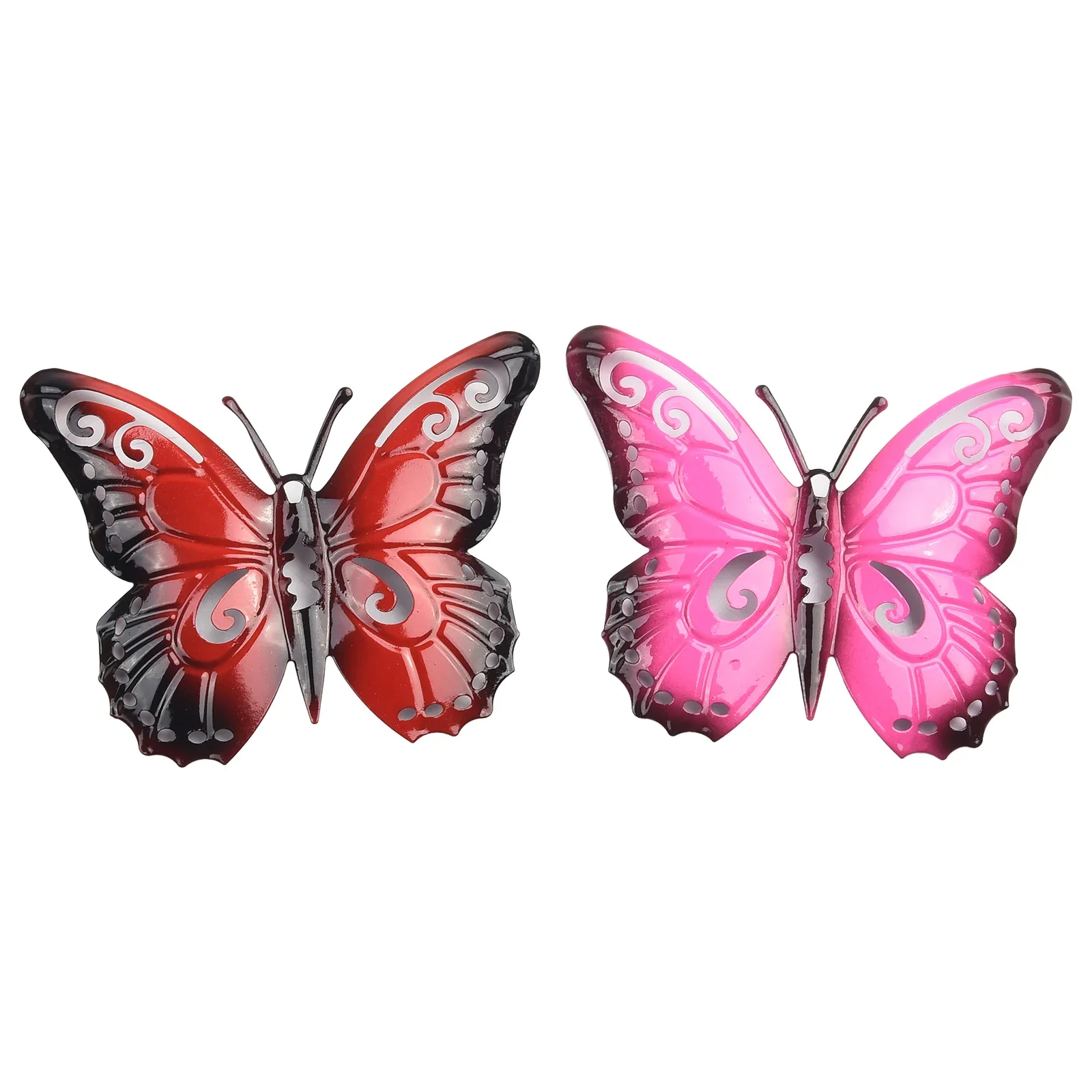 Unique Butterfly Wall Art Decor Made of Iron Material Long Lasting and Rust Resistant Crafts for Home and Garden