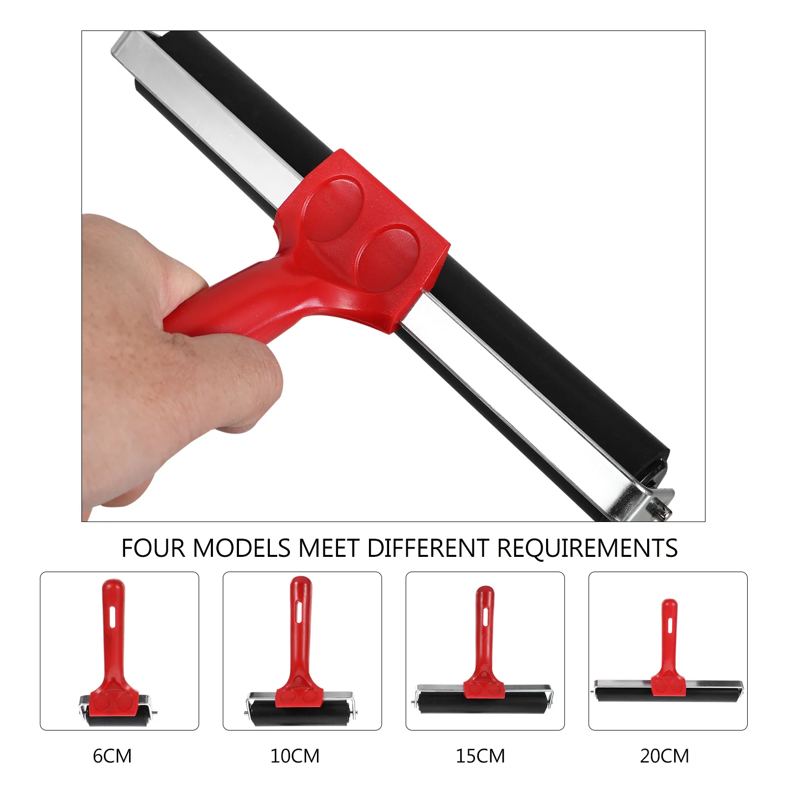 

4Pcs High Roller Nonslip Grip for Large Area Printing Inking Scrapbooks Wallpapers Art Crafts